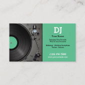 DJ Green Visitenkarte (Vorderseite)