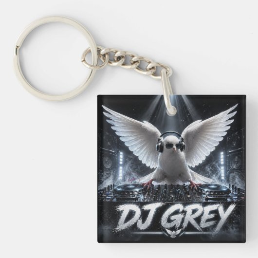 DJ GREY DOPPELSEITIG SCHLÜSSELANHÄNGER (Vorderseite)