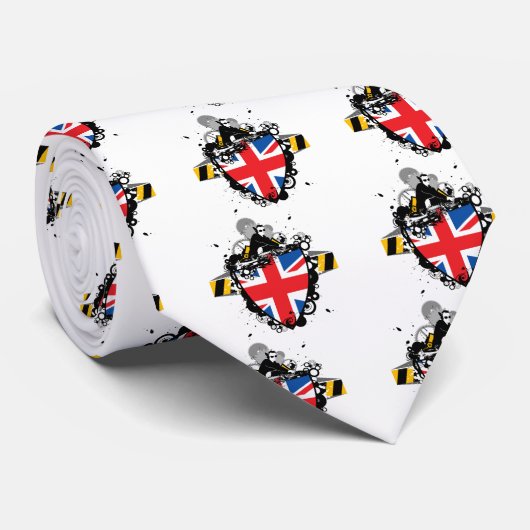 DJ GROSSBRITANNIEN KRAWATTE (Gerollt)