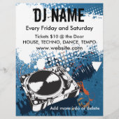 DJ Grunge Music Flyer (Hinten)