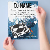 DJ Grunge Music Flyer (Hand)