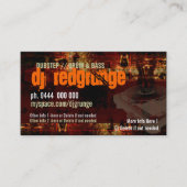 Dj Grunge Turntable Visitenkarte (Vorderseite)