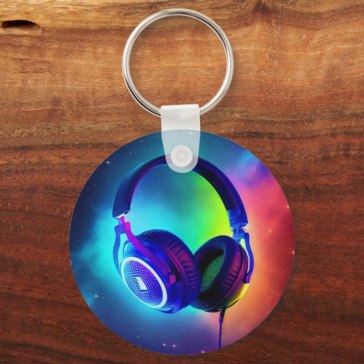 DJ Headphone Schlüsselanhänger (Vorderseite)