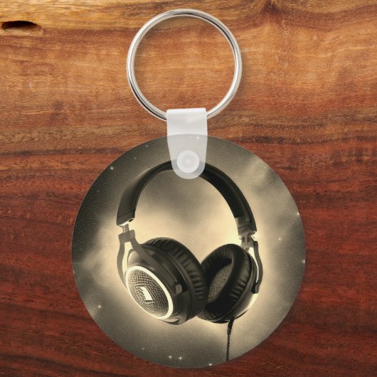 DJ Headphone Schlüsselanhänger (Vorderseite)