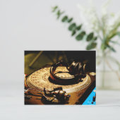 DJ Headphones1 Postkarte (Stehend Vorderseite)