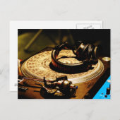 DJ Headphones1 Postkarte (Vorne/Hinten)