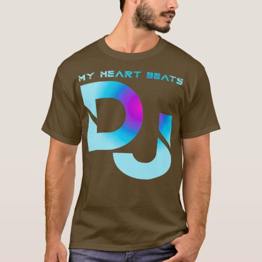 DJ Heartbeat Premium T-Shirt (Vorderseite)