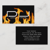 DJ-"HITZE" Visitenkarte (Vorne/Hinten)