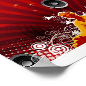 DJ hübsch Poster (Ecke)