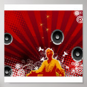 DJ hübsch Poster (Vorne)