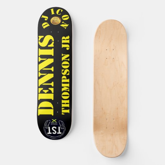 DJ ICON DENNIS THOMPSON JR 8 1/2" Skateboard Deck (Vorderseite)