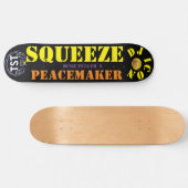 DJ ICON SQUEEZE PEACKEMAKER8 1/4" Skateboard Deck (Horizontal)
