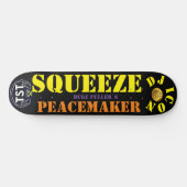 DJ ICON SQUEEZE PEACKEMAKER8 1/4" Skateboard Deck (Horizontal)
