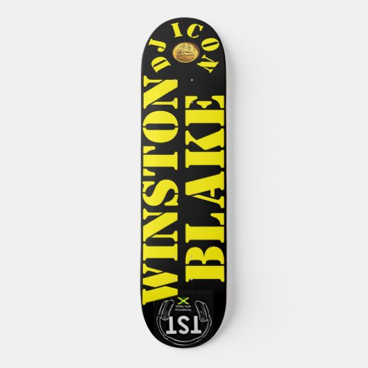 DJ ICON WINSTON BLAKE 8 1/4" Skateboard Deck (Vorderseite)