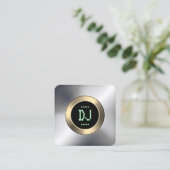 DJ-Imitate Quadratische Visitenkarte (Stehend Vorderseite)
