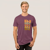 DJ in den verschiedenen Farben Tri-Blend Shirt (Vorderseite voll)