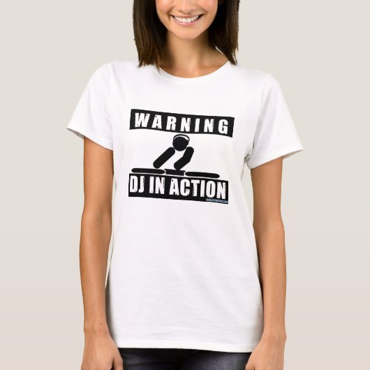 DJ in der Aktion T-Shirt (Vorderseite)