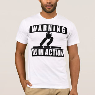 DJ in der Aktion T-Shirt
