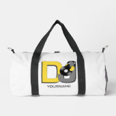 DJ individuelle Name Duffle Bag (Vorderseite)