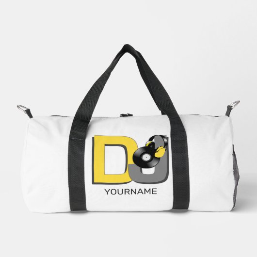DJ individuelle Name Duffle Bag (Vorderseite)