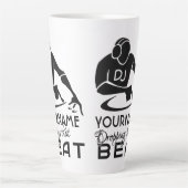 DJ individuelle Name Milchtasse (Vorderseite)