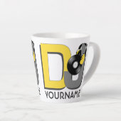 DJ individuelle Name Milchtasse (Rechte Ecke)