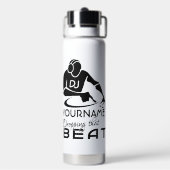 DJ individuelle Name Trinkflasche (Hinten)