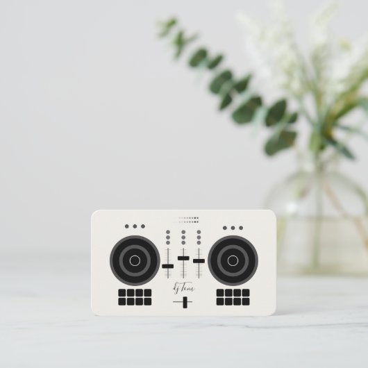 DJ Ivory Visitenkarte (Stehend Vorderseite)