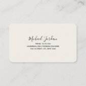 DJ Ivory Visitenkarte (Rückseite)