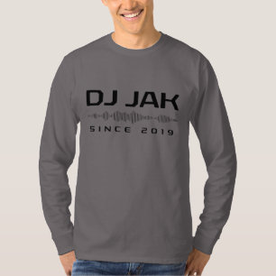 DJ JAK Smoke Gray Soundwave Long Sleeve T-Shirt