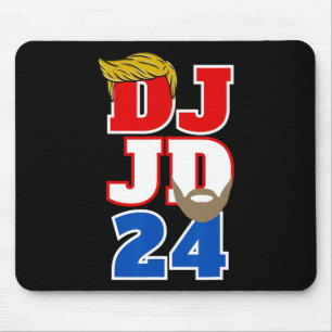 Dj Jd 24 Trump Hair Vance Beard 2024 Republikaner Mousepad