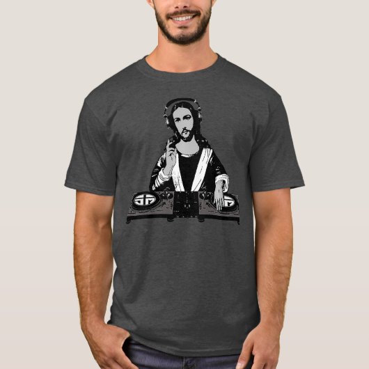 DJ JESUS Christlich Premium T-Shirt (Vorderseite)