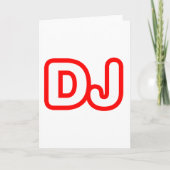 DJ KARTE (Vorderseite)