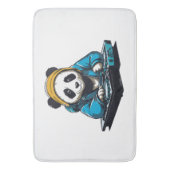 DJ Kawaii Panda Badematte (Vorderseite Vertikal)
