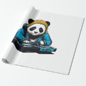 DJ Kawaii Panda Geschenkpapier (Ungerollt)