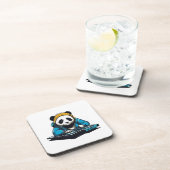 DJ Kawaii Panda Getränkeuntersetzer (Rechte Seite)