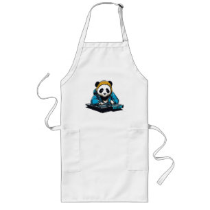 DJ Kawaii Panda Lange Schürze