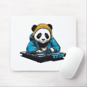 DJ Kawaii Panda Mousepad (Mit Mouse)