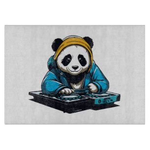 DJ Kawaii Panda Schneidebrett