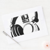 DJ KLASH-GEAR - DJ KEINE ANTRÄGE RECHTECKIGER AUFKLEBER (Umschlag)