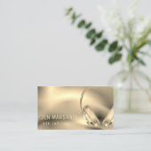 DJ-Kopfhörer für Design-Musik Visitenkarte (Stehend Vorderseite)