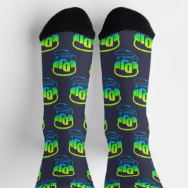 DJ Kopfhörer individuelle Name Blue Green Music Li Socken