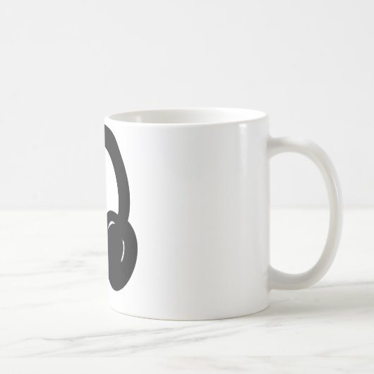 DJ-Kopfhörer Kaffeetasse (Rechts)