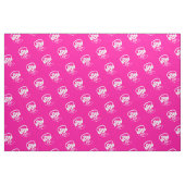 DJ Kopfhörer personalisierter Name Stoff (Fat Quarter (45,7 x 55,9 cm))