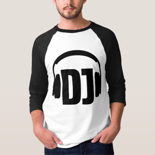 DJ-Kopfhörer T-Shirt (Vorderseite)