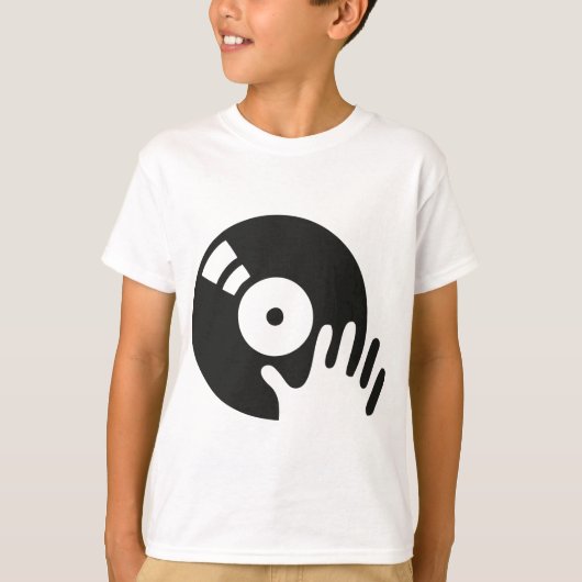 DJ-Kratzer-Turntable T-Shirt (Vorderseite)
