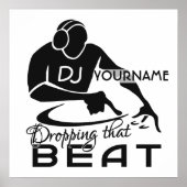 DJ-Kundenposter Poster (Vorne)