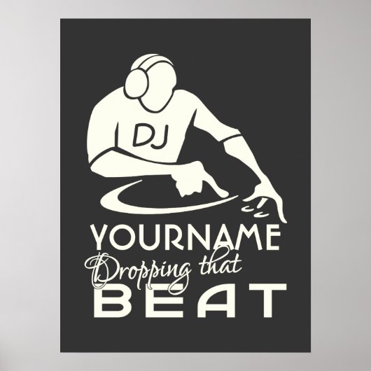DJ-Kundenposter Poster (Vorne)