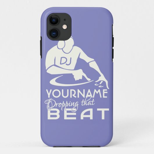 DJ kundenspezifischer iPhone Fall Case-Mate iPhone Hülle (Rückseite)