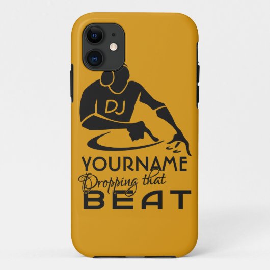 DJ kundenspezifischer iPhone Fall Case-Mate iPhone Hülle (Rückseite)